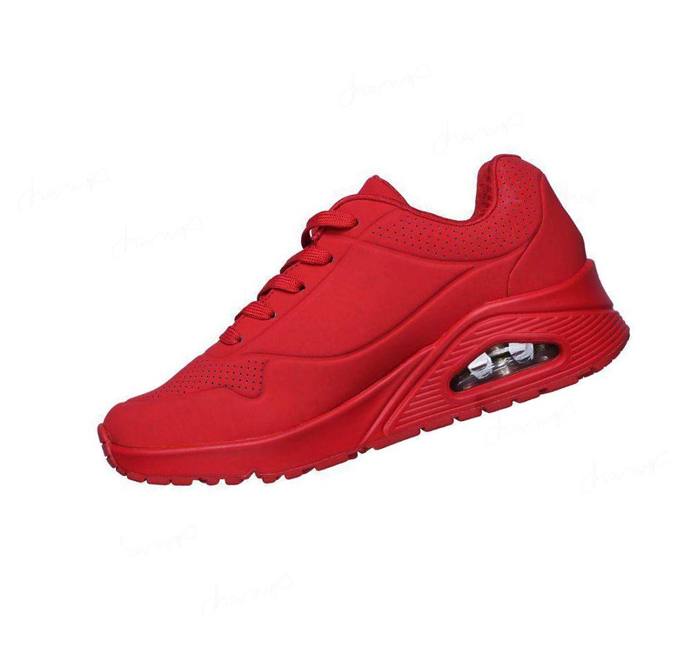 Zapatillas Skechers Uno - Stand On Air Mujer Rojas | I0A8L_AR