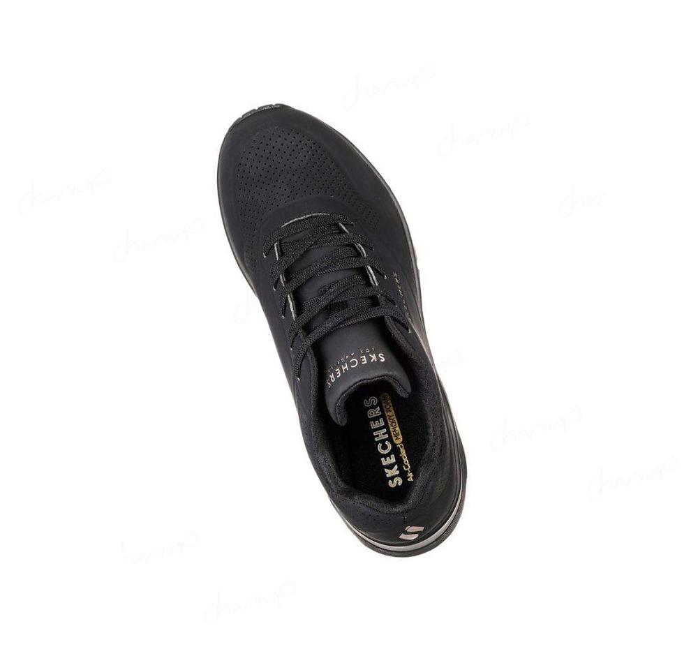 Zapatillas Skechers Uno - Stand On Air Mujer Negras | I8A9P_AR