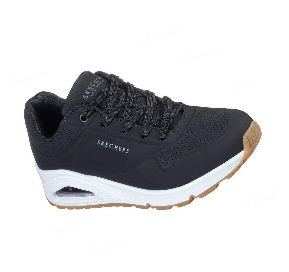 Zapatillas Skechers Uno - Stand On Air Mujer Negras | T9T2C_AR