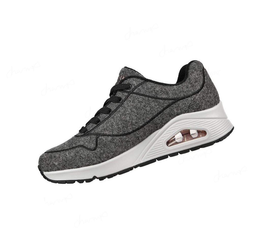 Zapatillas Skechers Uno - Woolina Mujer Gris | TT8AS_AR