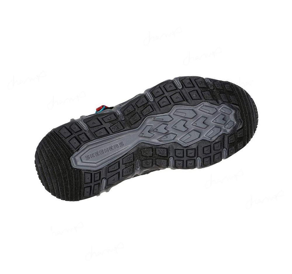 Zapatillas Skechers Velocitrek - Pro Scout Niño Negras Rojas | 8053E_AR