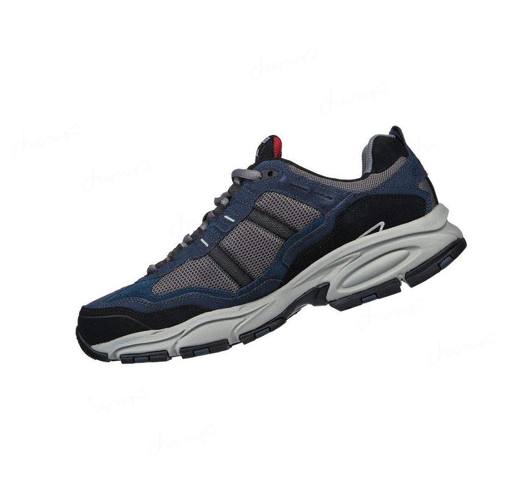 Zapatillas Skechers Vigor 2.0 - Trait Hombre Azul Marino Gris | 3889B_AR