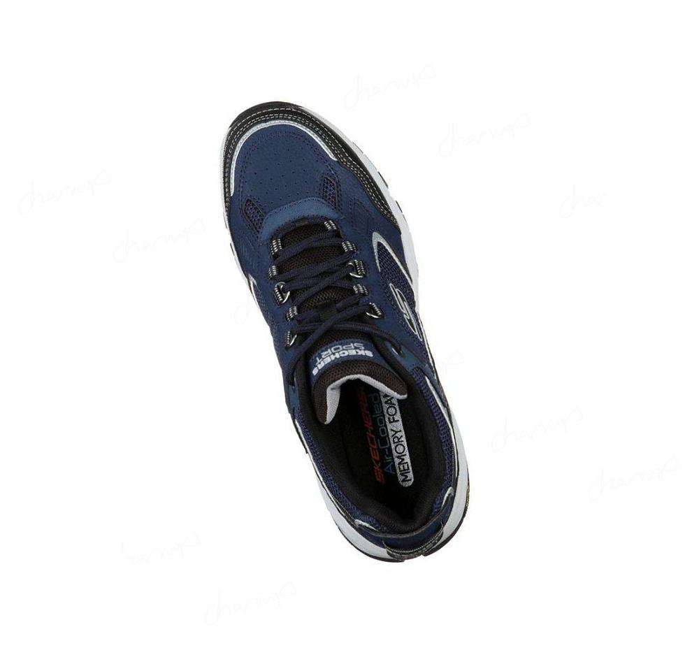 Zapatillas Skechers Vigor 3.0 Hombre Azul Marino Negras | 38T50_AR