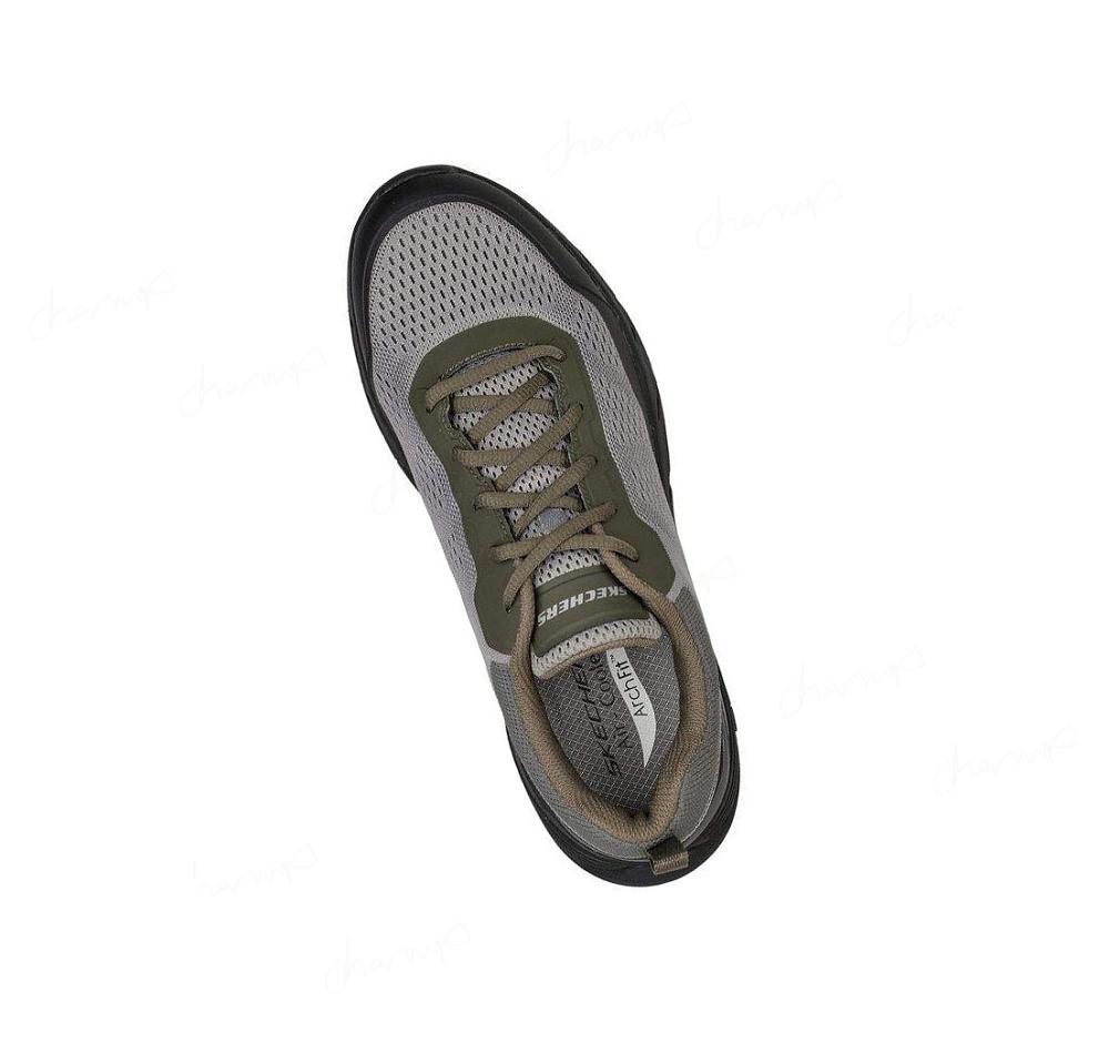 Zapatos Casuales Skechers Arch Fit Baxter - Pendroy Hombre Gris Negras | IT32C_AR