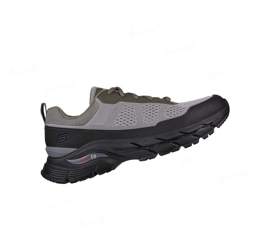 Zapatos Casuales Skechers Arch Fit Baxter - Pendroy Hombre Gris Negras | IT32C_AR