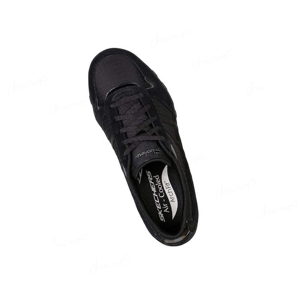 Zapatos Casuales Skechers Arch Fit Comfy - Perfect Day Mujer Negras | 3863B_AR