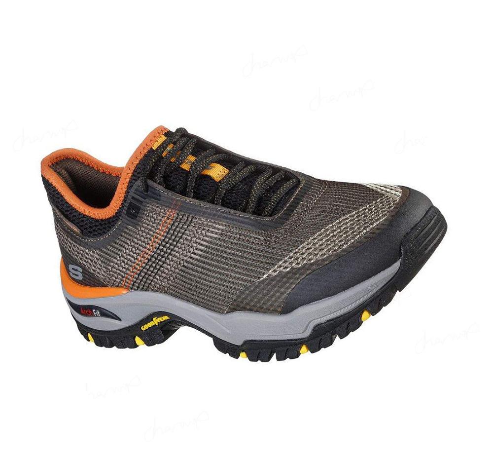 Zapatos Casuales Skechers Arch Fit Dawson - Mahone Hombre Verde Oliva | I293E_AR