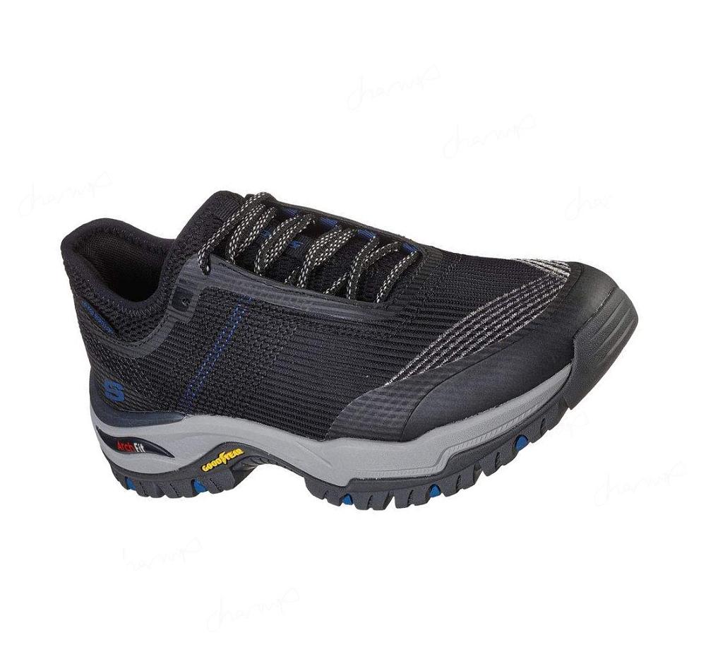 Zapatos Casuales Skechers Arch Fit Dawson - Mahone Hombre Negras Gris | I30TA_AR