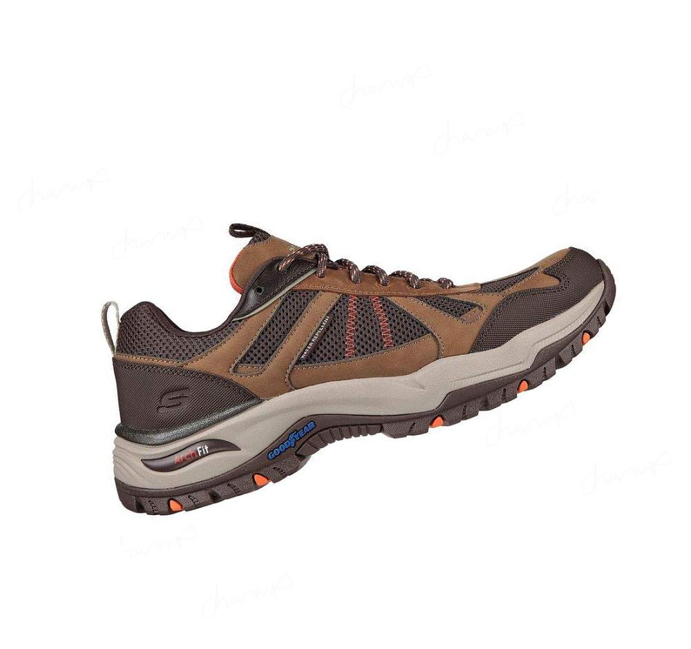 Zapatos Casuales Skechers Arch Fit Dawson - Vortego Hombre Marrones | I35T0_AR