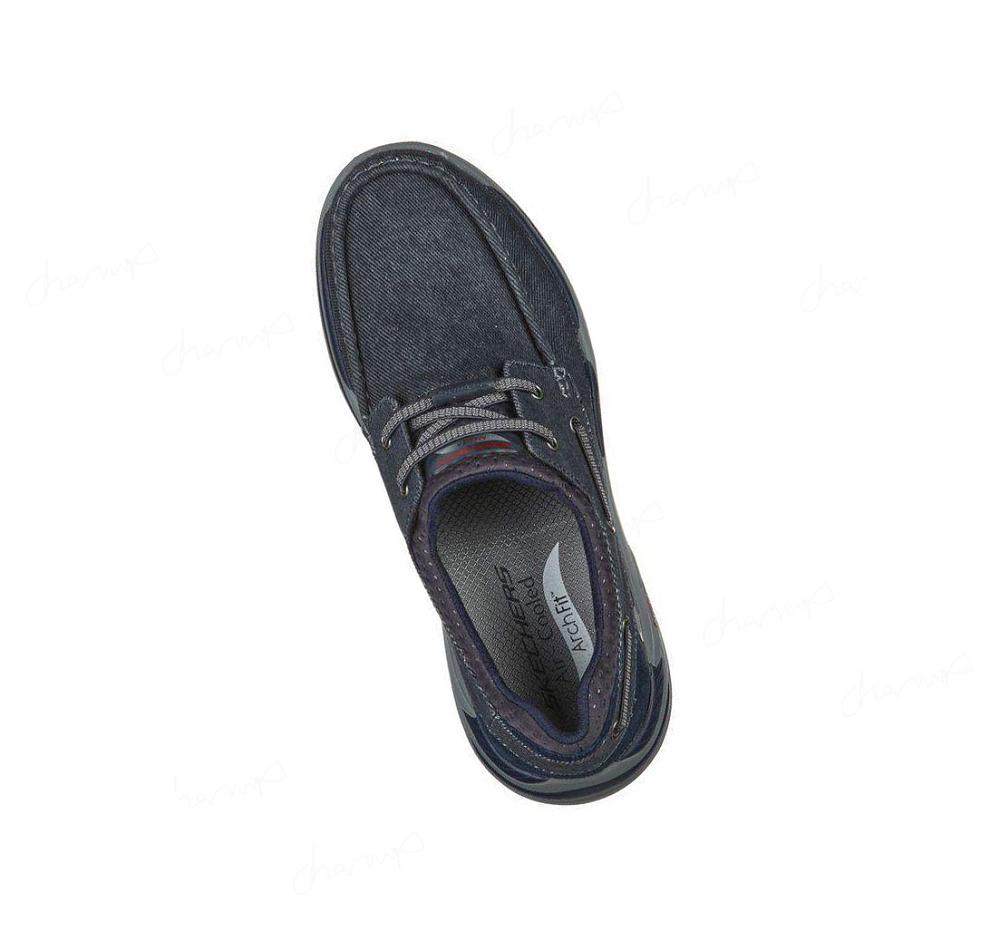 Zapatos Casuales Skechers Arch Fit Motley - Oven Hombre Azul Marino | A168S_AR