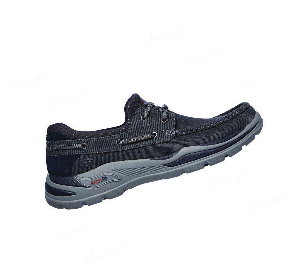 Zapatos Casuales Skechers Arch Fit Motley - Oven Hombre Azul Marino | A168S_AR