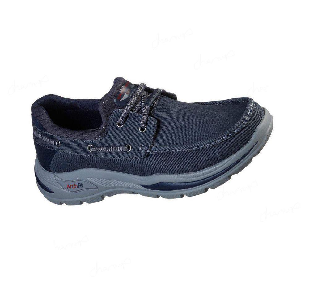 Zapatos Casuales Skechers Arch Fit Motley - Oven Hombre Azul Marino | A168S_AR