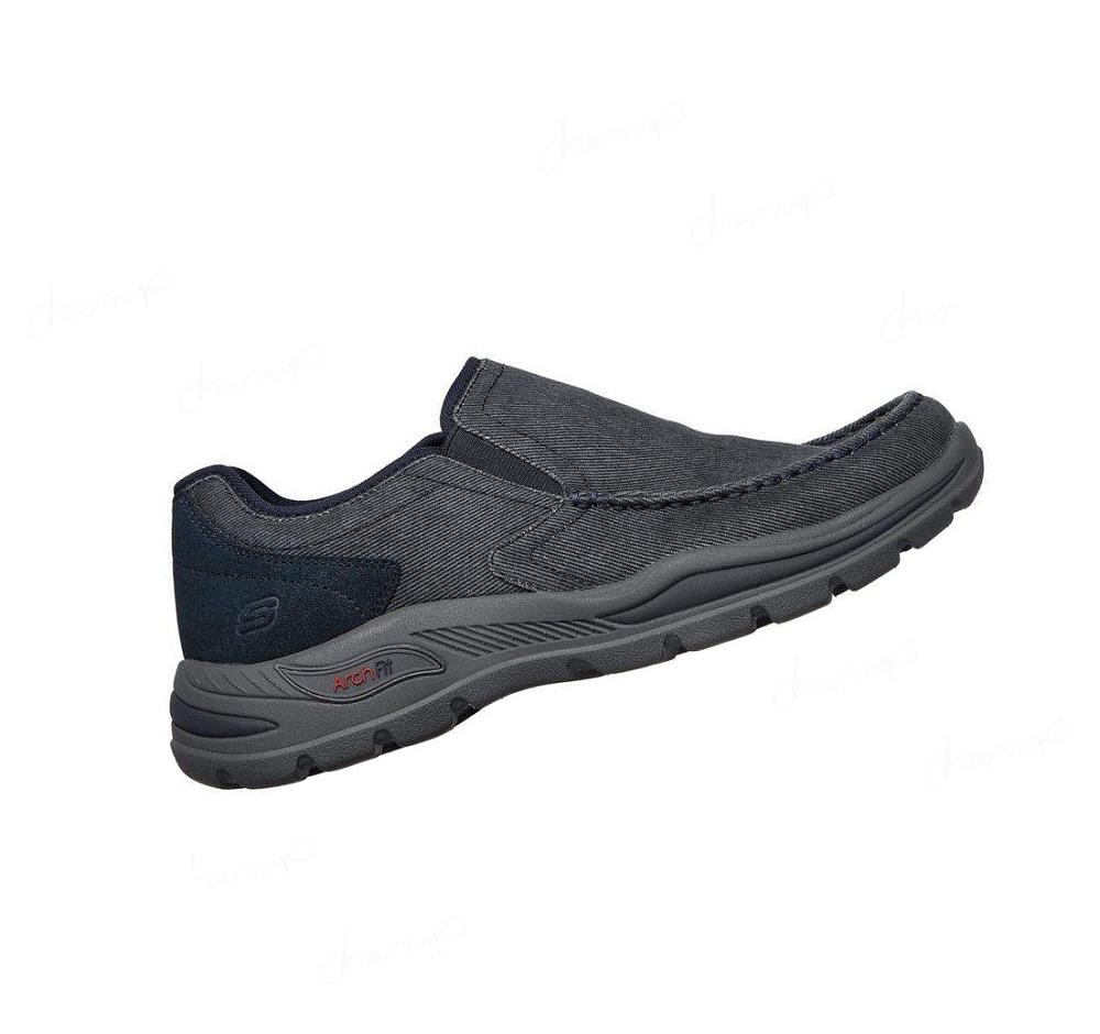 Zapatos Casuales Skechers Arch Fit Motley - Rolens Hombre Azul Marino | A193X_AR