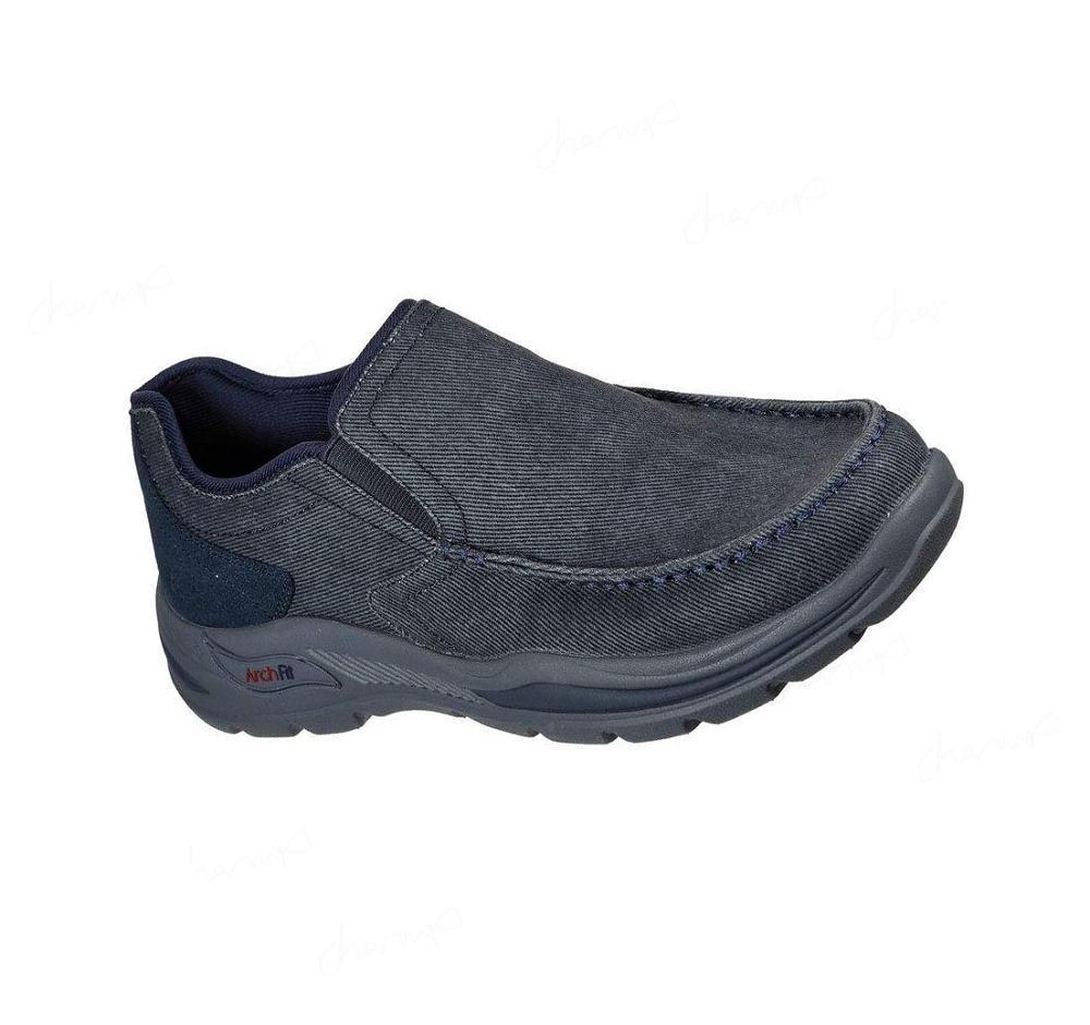 Zapatos Casuales Skechers Arch Fit Motley - Rolens Hombre Azul Marino | A193X_AR