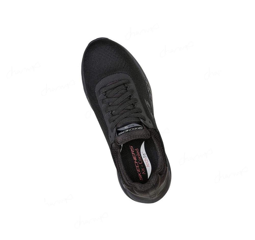 Zapatos Casuales Skechers Arch Fit Orvan - Trayver Hombre Negras | I818A_AR