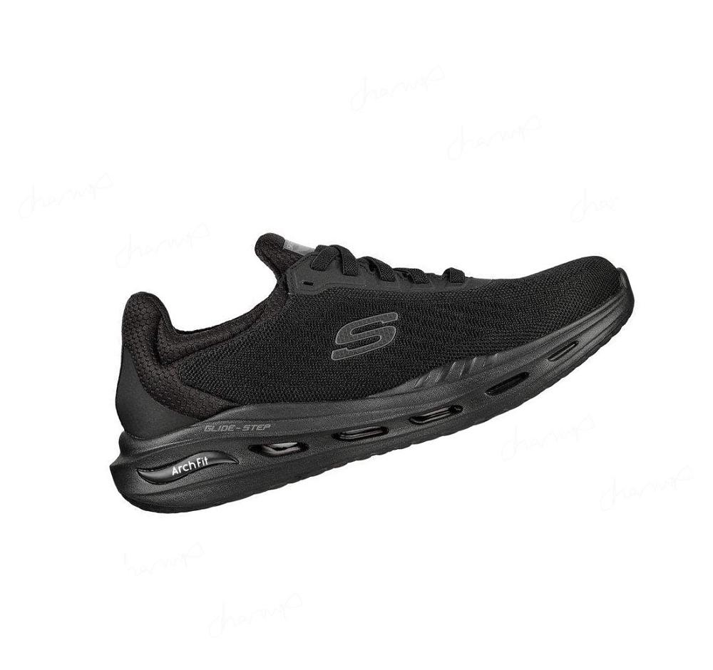 Zapatos Casuales Skechers Arch Fit Orvan - Trayver Hombre Negras | I818A_AR