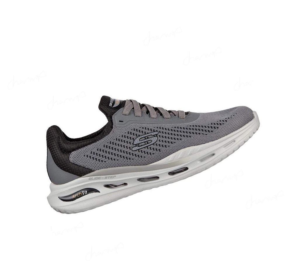 Zapatos Casuales Skechers Arch Fit Orvan - Trayver Hombre Gris Negras | IT82L_AR