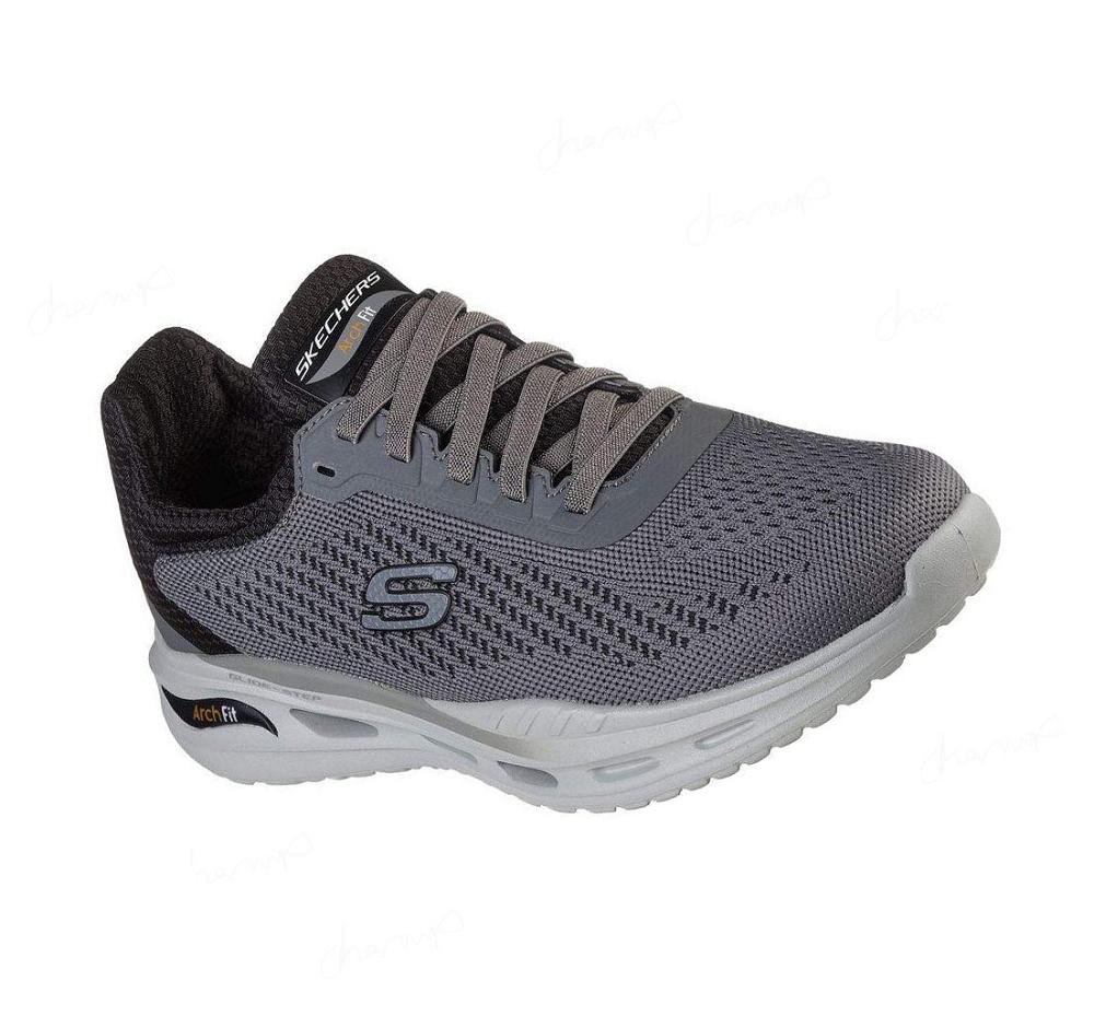 Zapatos Casuales Skechers Arch Fit Orvan - Trayver Hombre Gris Negras | IT82L_AR