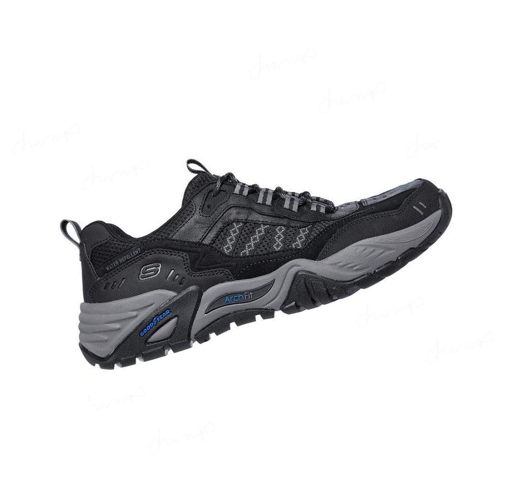 Zapatos Casuales Skechers Arch Fit Recon - Jericko Hombre Negras | I218B_AR