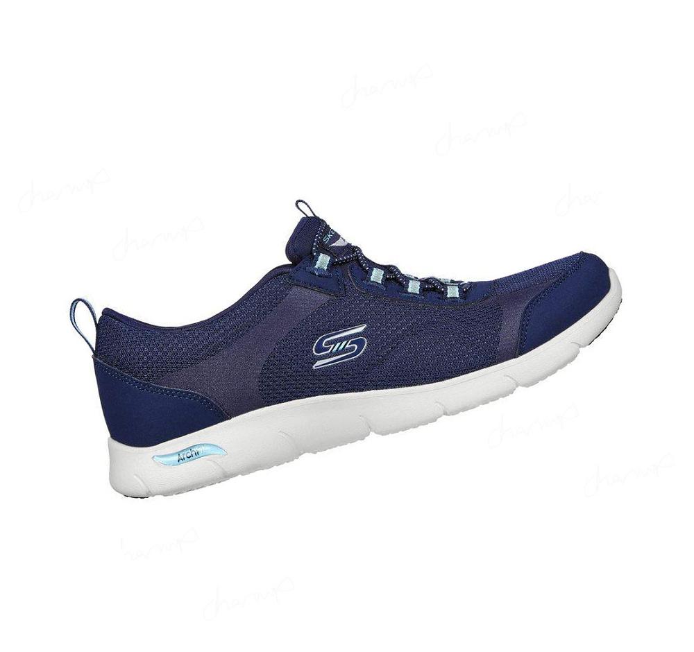 Zapatos Casuales Skechers Arch Fit Refine - Her Best Mujer Azul Marino | A063A_AR