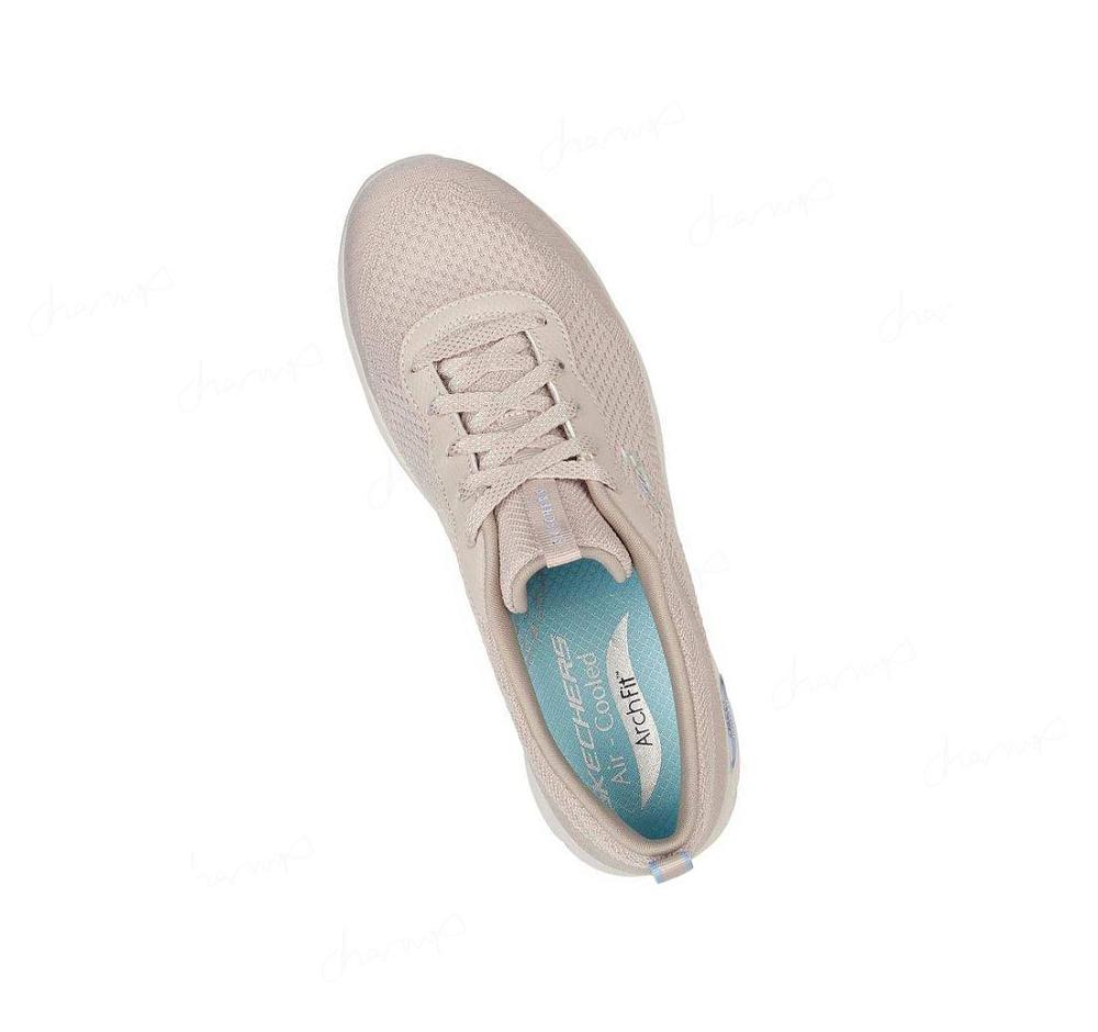 Zapatos Casuales Skechers Arch Fit Refine - Lavish Mujer Gris Marrones | A3990_AR