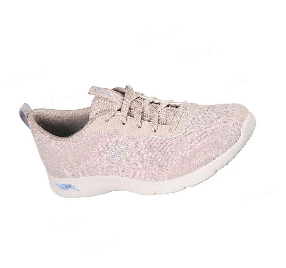 Zapatos Casuales Skechers Arch Fit Refine - Lavish Mujer Gris Marrones | A3990_AR