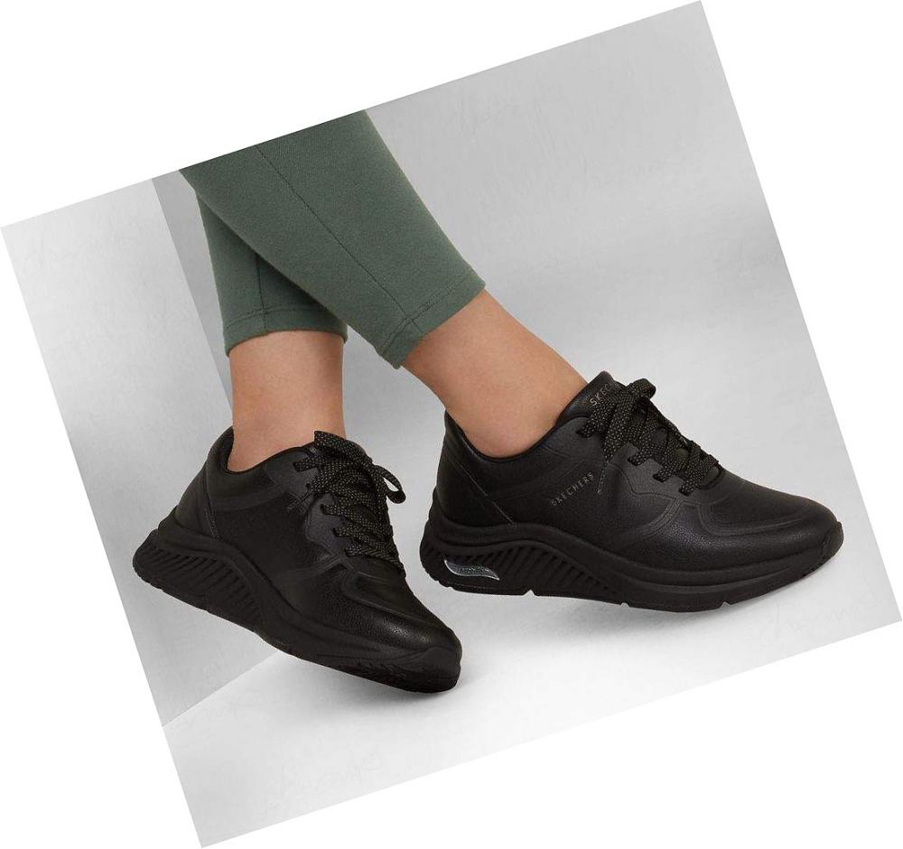 Zapatos Casuales Skechers Arch Fit: S-Miles - Mile Makers Mujer Negras | AA990_AR