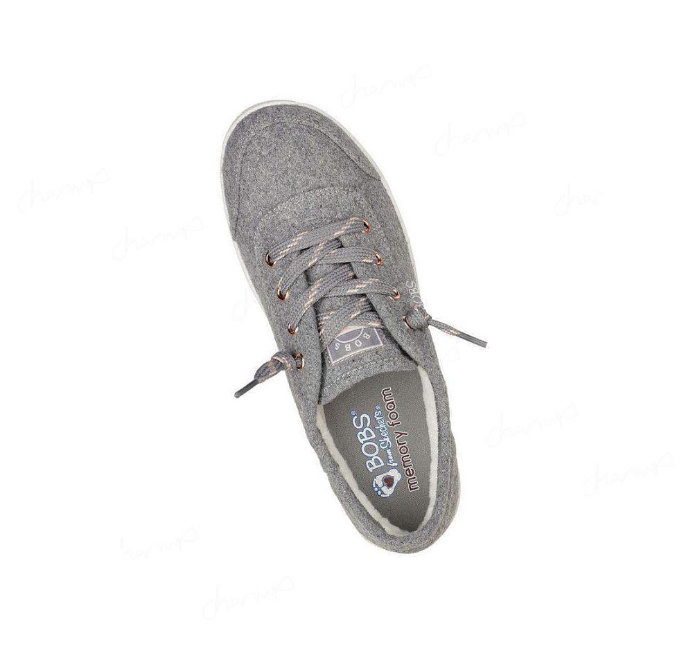 Zapatos Casuales Skechers BOBS B Cute - Camp Cuddle Mujer Gris | A599Q_AR