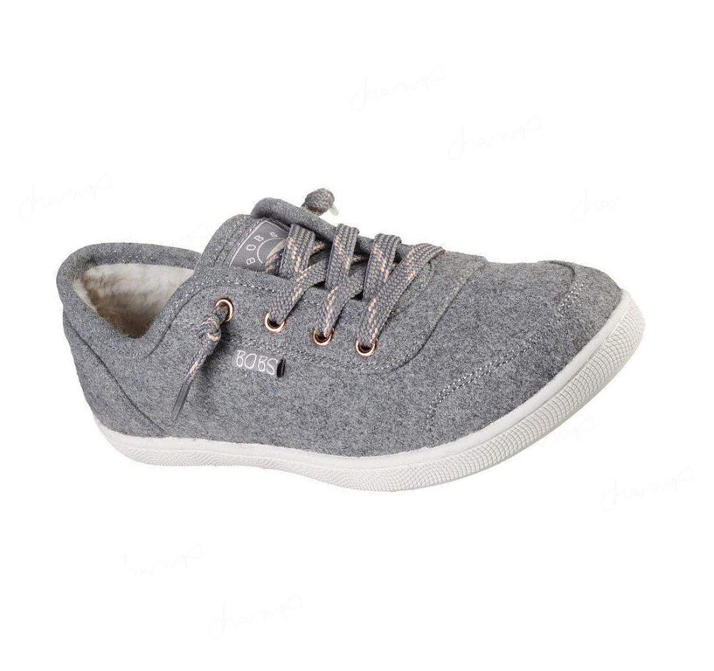 Zapatos Casuales Skechers BOBS B Cute - Camp Cuddle Mujer Gris | A599Q_AR