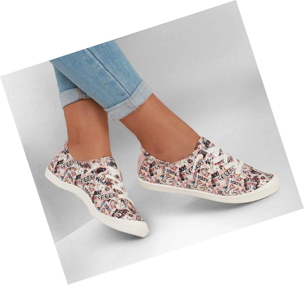 Zapatos Casuales Skechers BOBS Beach Bingo - Treat Walkies Mujer Rosas | T9TA5_AR