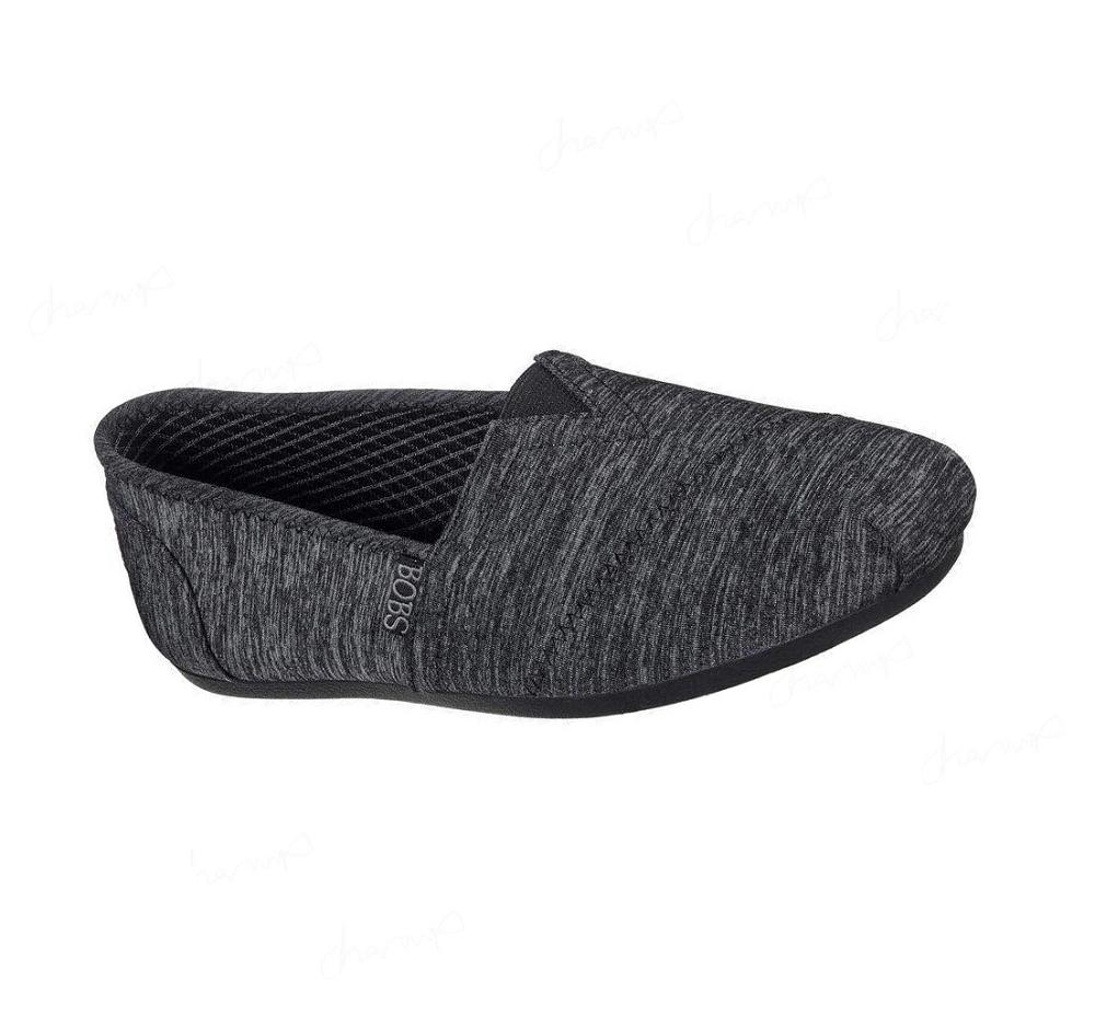 Zapatos Casuales Skechers BOBS Plush - Express Yourself Mujer Negras | 61A98_AR