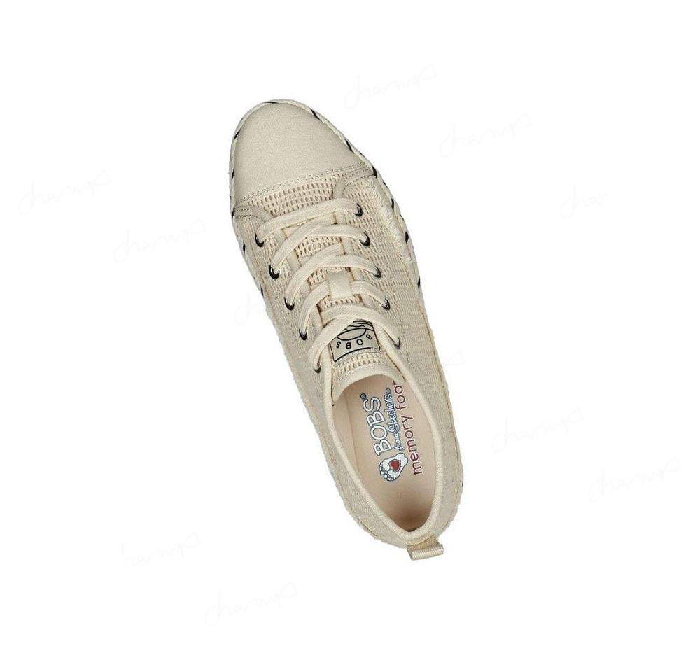 Zapatos Casuales Skechers BOBS Sesame - Cute Altura Mujer Beige | I038A_AR