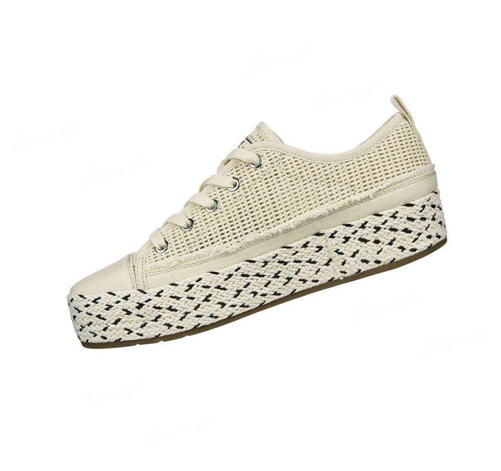 Zapatos Casuales Skechers BOBS Sesame - Cute Altura Mujer Beige | I038A_AR