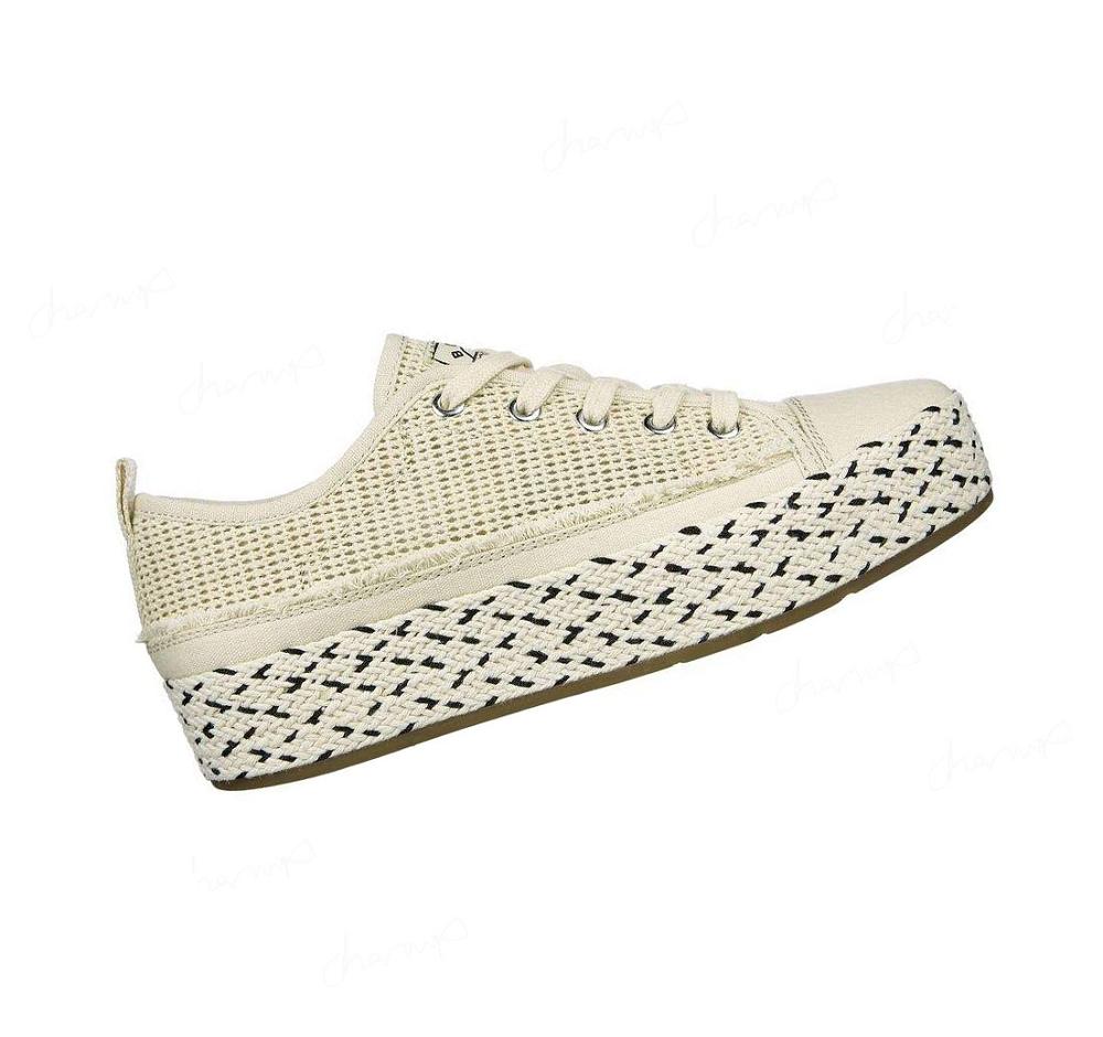 Zapatos Casuales Skechers BOBS Sesame - Cute Altura Mujer Beige | I038A_AR