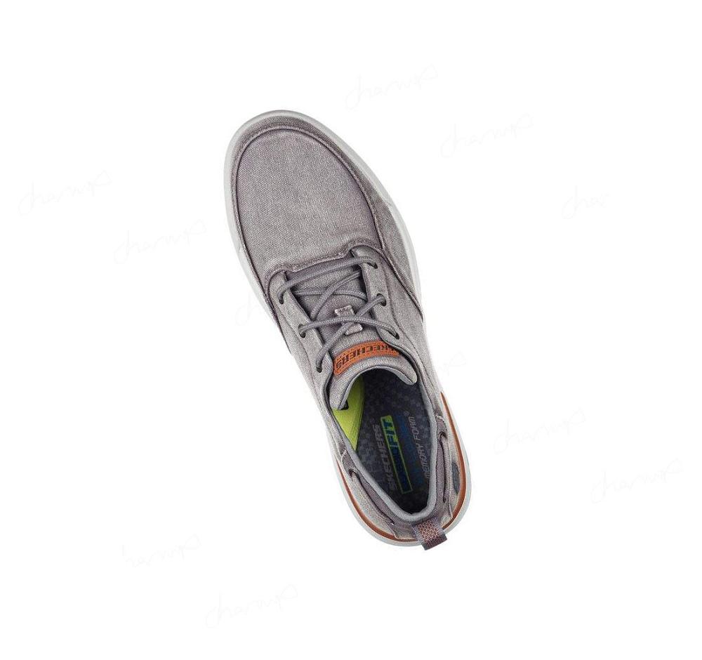 Zapatos Casuales Skechers Brewer - Portero Hombre Gris | 6T89P_AR