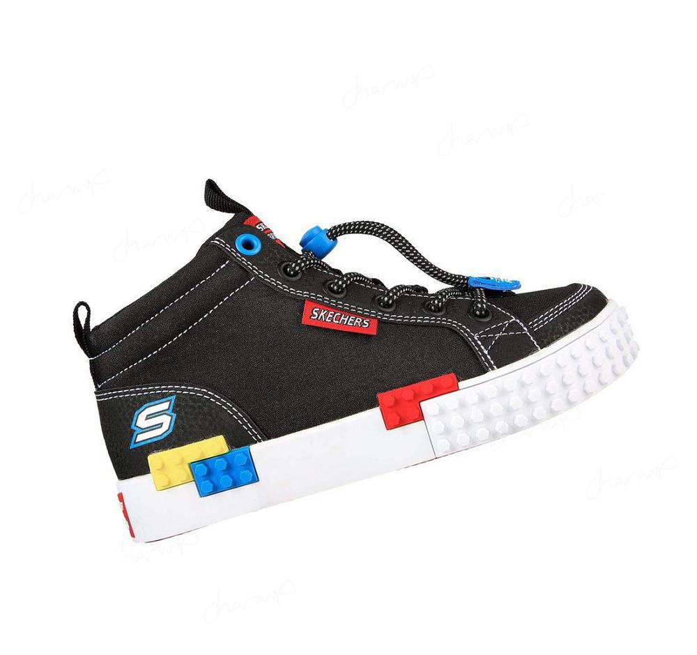 Zapatos Casuales Skechers Brick Kicks: Kool Bricks Niño Negras | T5513_AR