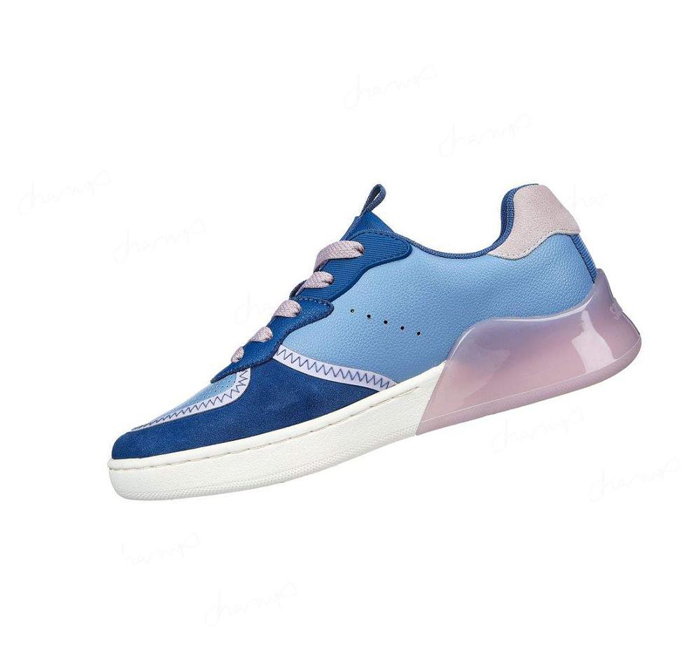 Zapatos Casuales Skechers Double Gloss - Blocked Up Mujer Azul Marino | I288L_AR