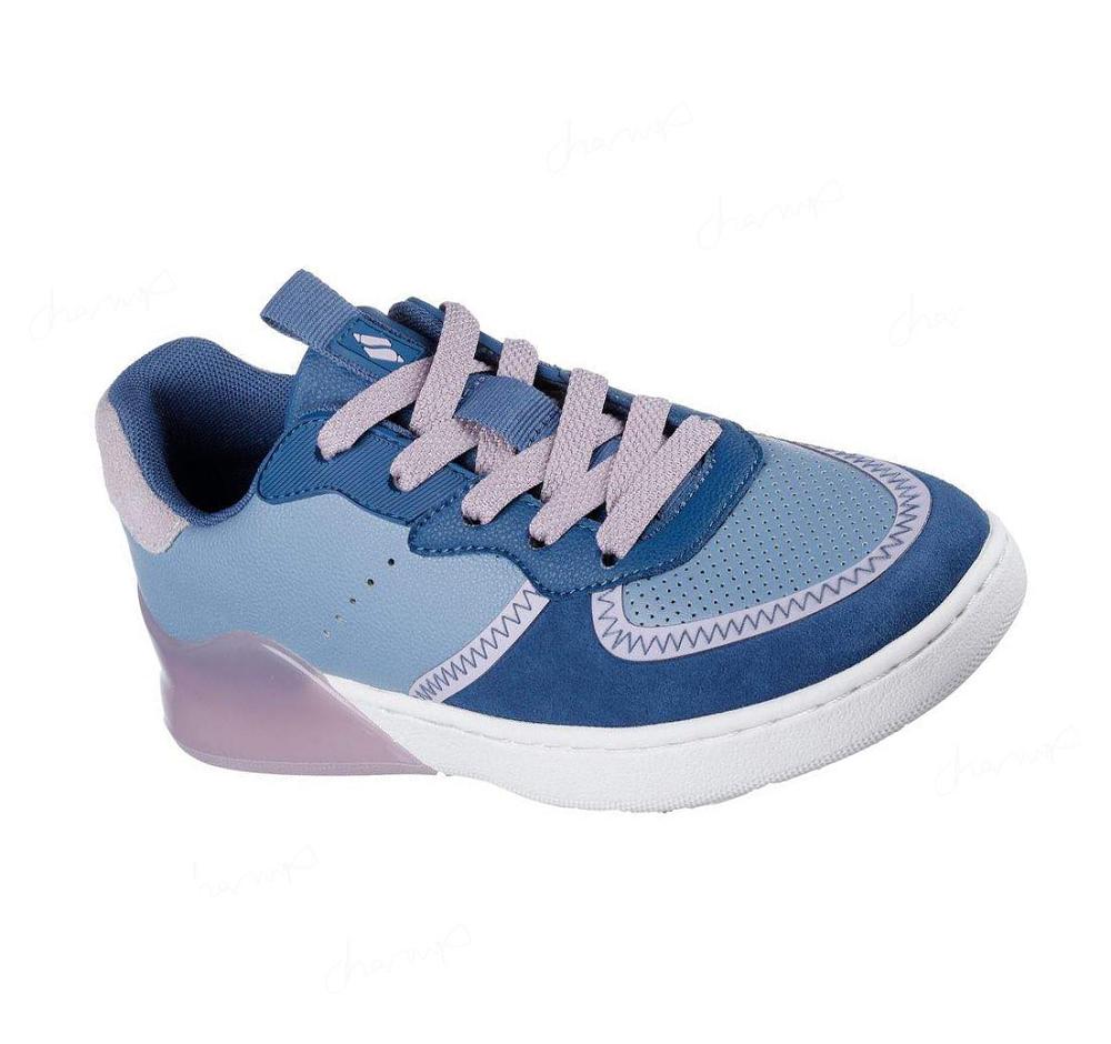 Zapatos Casuales Skechers Double Gloss - Blocked Up Mujer Azul Marino | I288L_AR