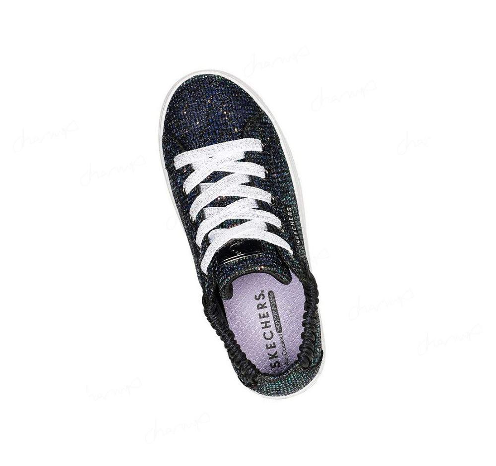 Zapatos Casuales Skechers Double Up - Glitter Shines Niña Negras | 39T05_AR