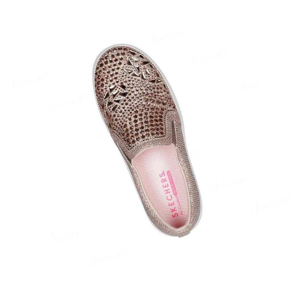 Zapatos Casuales Skechers Double Up - Take The Lead Niña Doradas | 3995D_AR