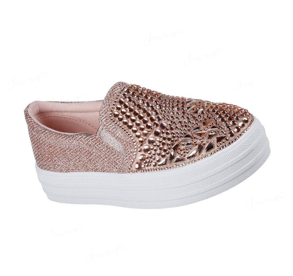 Zapatos Casuales Skechers Double Up - Take The Lead Niña Doradas | 3995D_AR