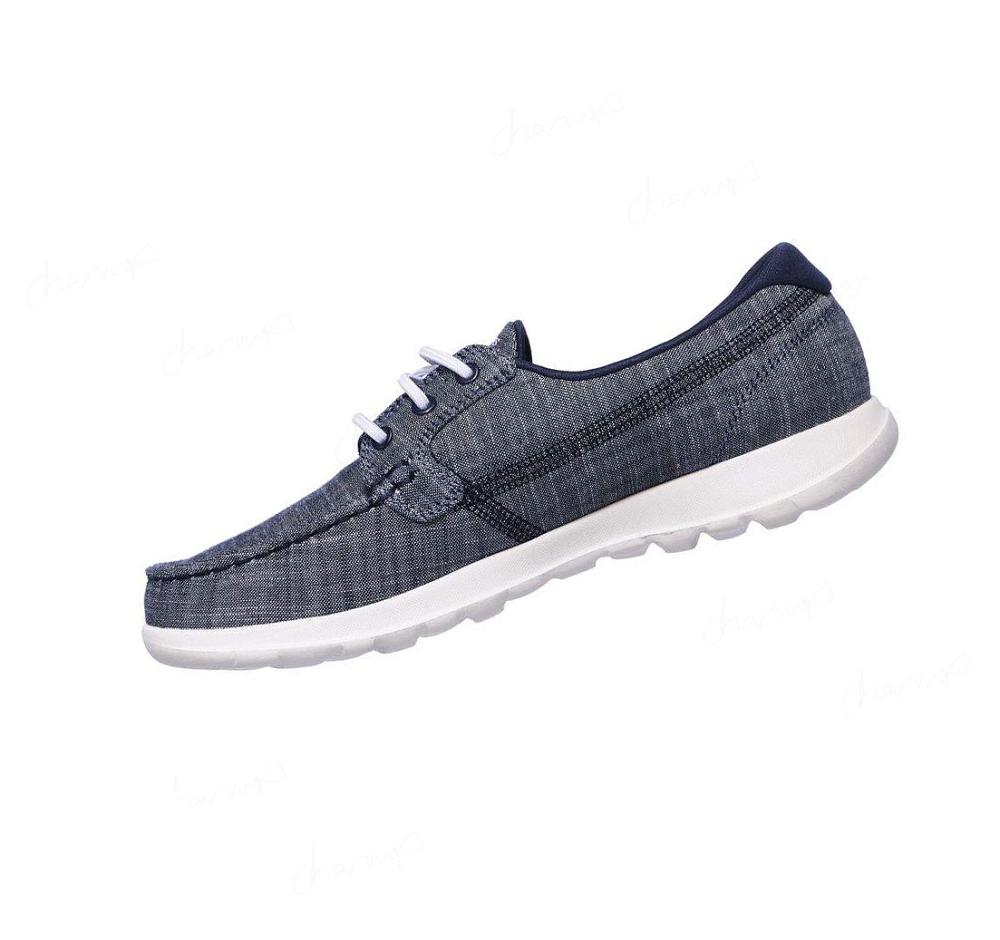 Zapatos Casuales Skechers GOwalk Lite - Isla Mujer Azul Marino | 5399D_AR