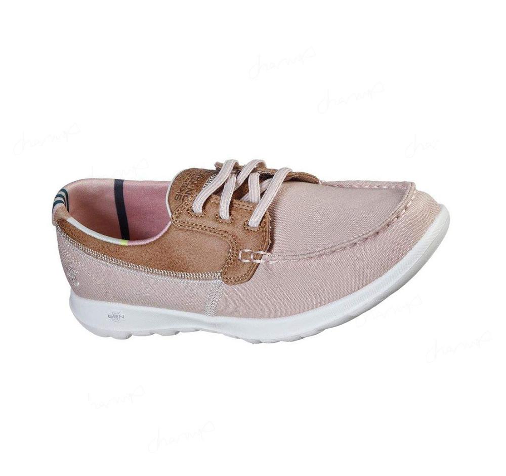 Zapatos Casuales Skechers GOwalk Lite - Playa Vista Mujer Rosas Claro | 6113P_AR