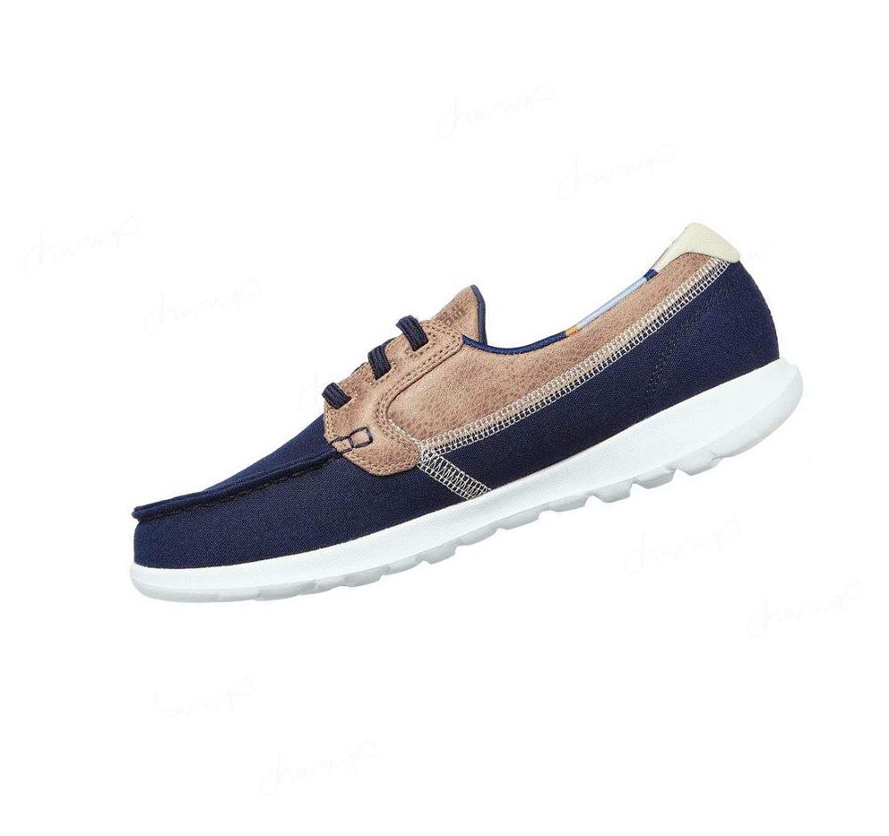 Zapatos Casuales Skechers GOwalk Lite - Playa Vista Mujer Azul Marino | 6138K_AR