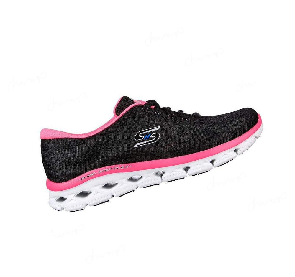 Zapatos Casuales Skechers Glide-Step Flex - Sheer Virtue Mujer Negras Rosas | AA88C_AR