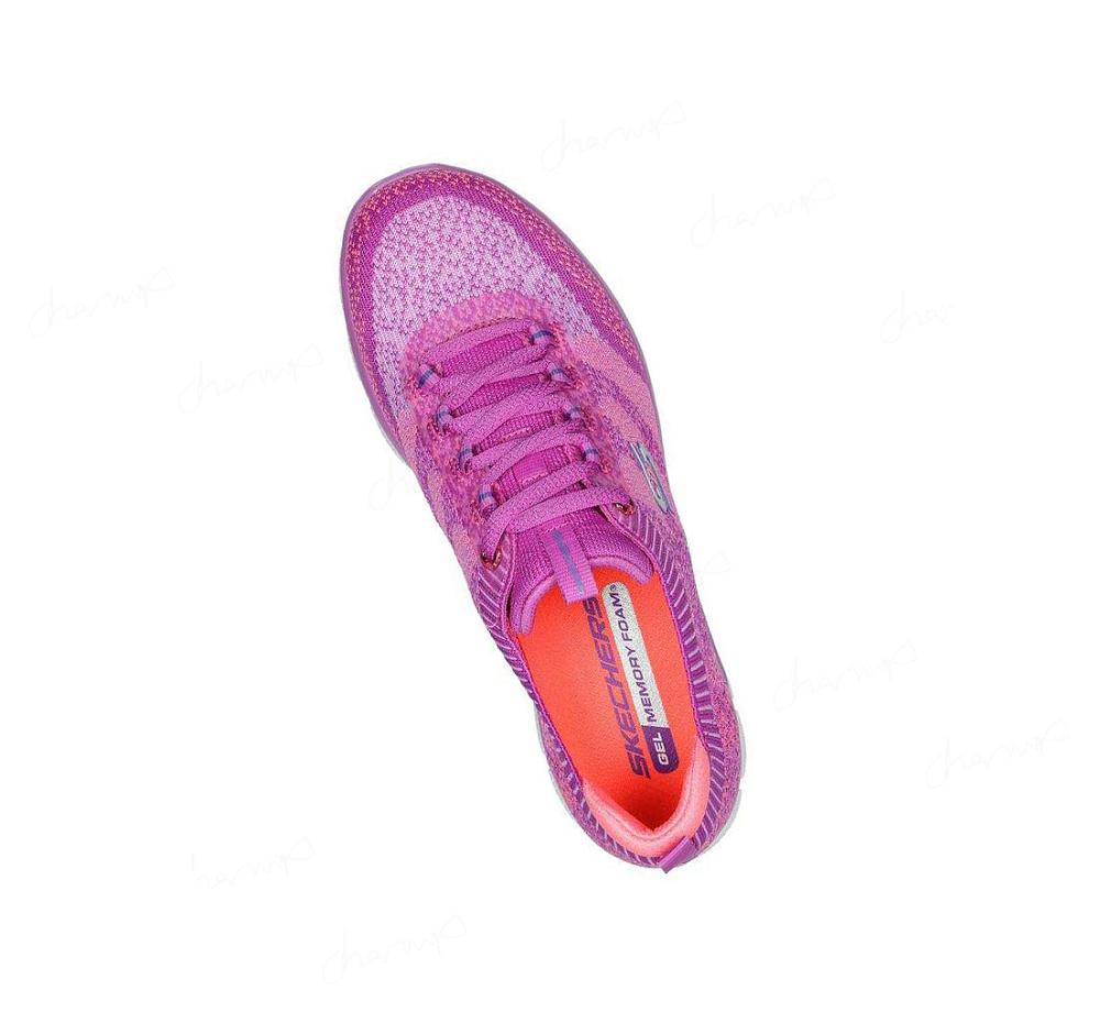 Zapatos Casuales Skechers Glide-Step Flex - Cosmic Spirit Mujer Moradas | I5130_AR