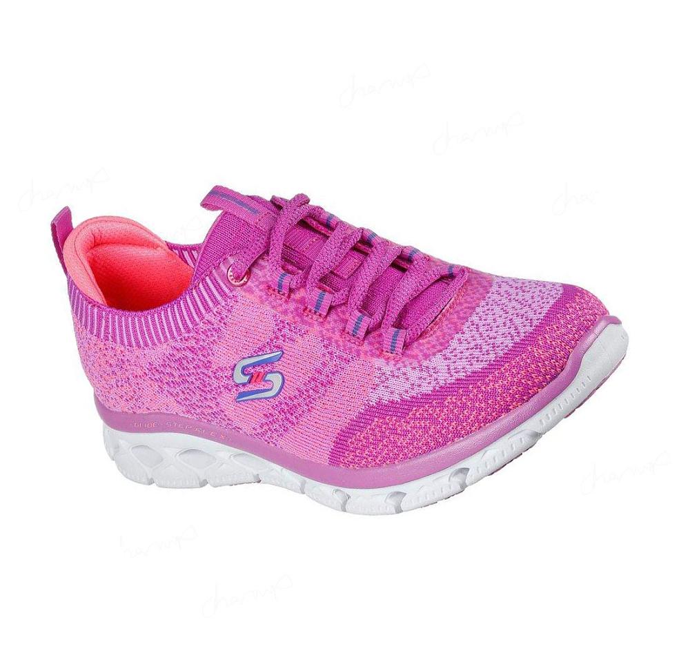 Zapatos Casuales Skechers Glide-Step Flex - Cosmic Spirit Mujer Moradas | I5130_AR