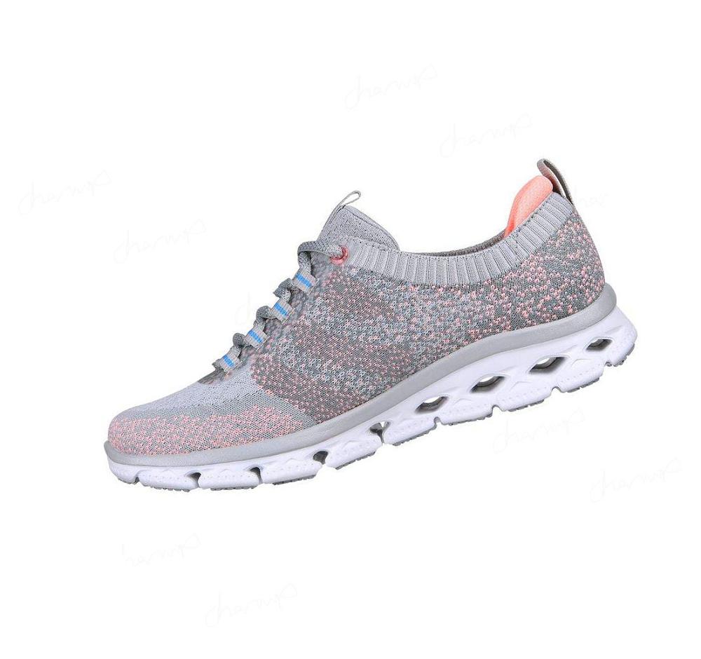 Zapatos Casuales Skechers Glide-Step Flex - Cosmic Spirit Mujer Gris Rosas | IA88L_AR