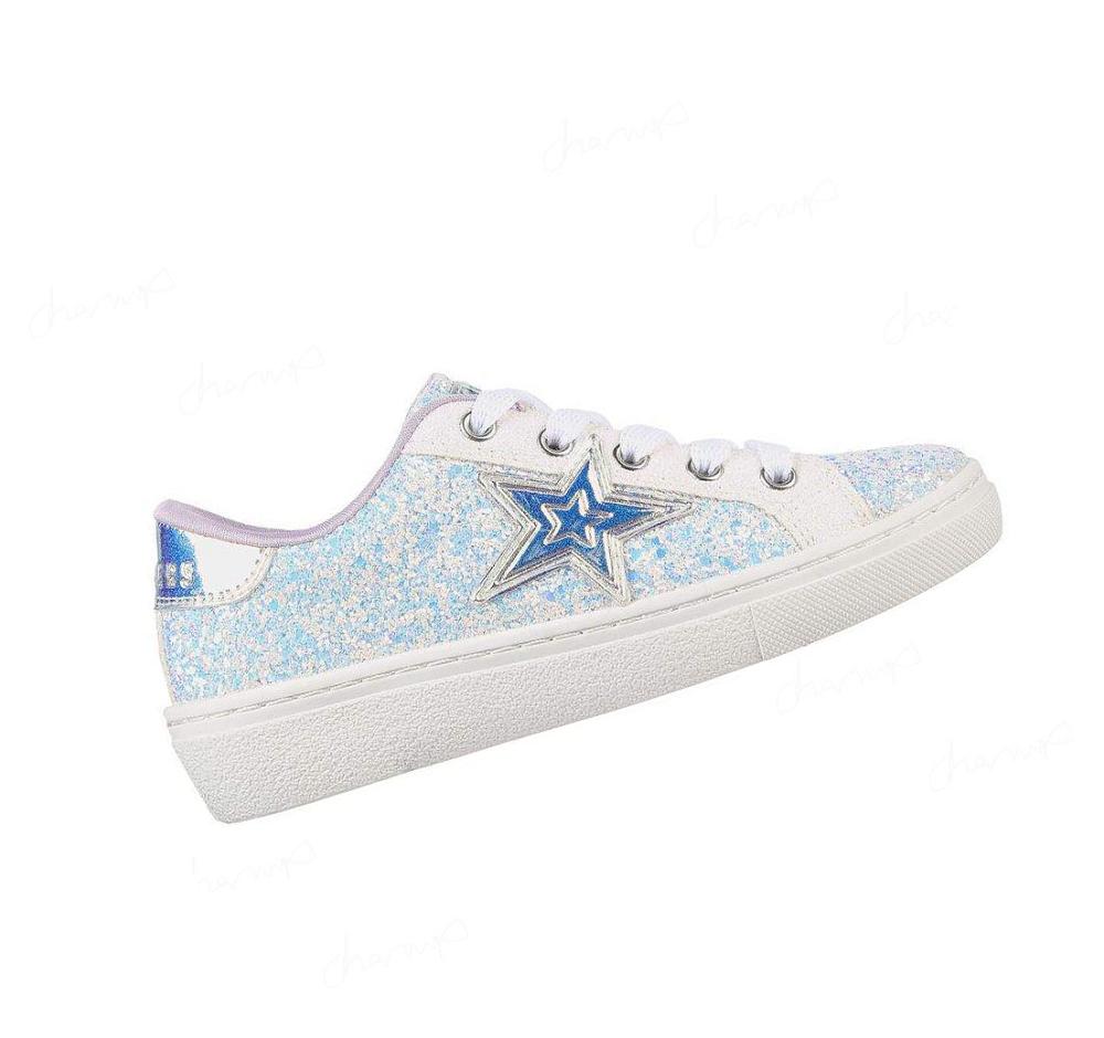 Zapatos Casuales Skechers Goldie - Sparkle Up Niña Blancas Azules | 38T0B_AR