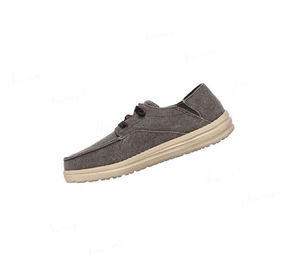 Zapatos Casuales Skechers Melson - Volgo Niño Gris | T5018_AR